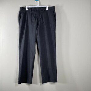 Kenneth Cole Reaction Dress Pants Men's 36 x 30 Mid Rise Gray Office Career